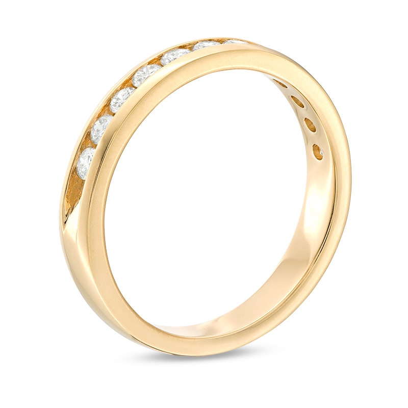 Previously Owned - 1/2 CT. T.W. Diamond Channel Band in 14K Gold