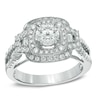 Thumbnail Image 1 of Previously Owned - Celebration Grand® 1-1/4 CT. T.W. Diamond Vintage-Style Engagement Ring in 14K White Gold (H-I/I1)