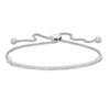 Thumbnail Image 1 of Previously Owned - 1/4 CT. T.W. Diamond Bar Bolo Bracelet in 10K White Gold - 8.0"