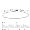 Thumbnail Image 2 of Previously Owned - 1/4 CT. T.W. Diamond Bar Bolo Bracelet in 10K White Gold - 8.0"