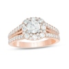 Previously Owned - Love's Destiny by Zales 1-1/2 CT. T.W. Diamond Cushion Engagement Ring in 14K Two-Tone Gold (I/I1)
