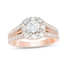 Thumbnail Image 0 of Previously Owned - Love's Destiny by Zales 1-1/2 CT. T.W. Diamond Cushion Engagement Ring in 14K Two-Tone Gold (I/I1)
