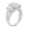 Thumbnail Image 1 of Previously Owned - 2-1/2 CT. T.W. Emerald-Cut Diamond Past Present Future® Frame Engagement Ring in 14K White Gold