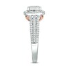 Thumbnail Image 4 of Previously Owned - Love's Destiny by Zales 1 CT. T.W. Emerald-Cut Diamond Engagement Ring in 14K Two-Tone Gold