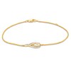 Thumbnail Image 0 of Previously Owned - Interwoven™ 1/6 CT. T.W. Diamond Bracelet in 10K Gold - 7.75"