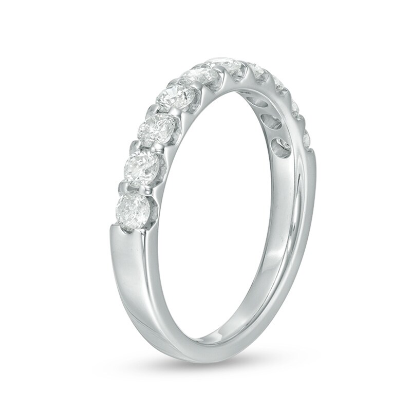 Main Image 2 of Previously Owned - 7/8 CT. T.W. Diamond Wedding Band in 10K White Gold