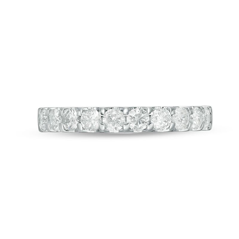 Previously Owned - 7/8 CT. T.W. Diamond Wedding Band in 10K White Gold
