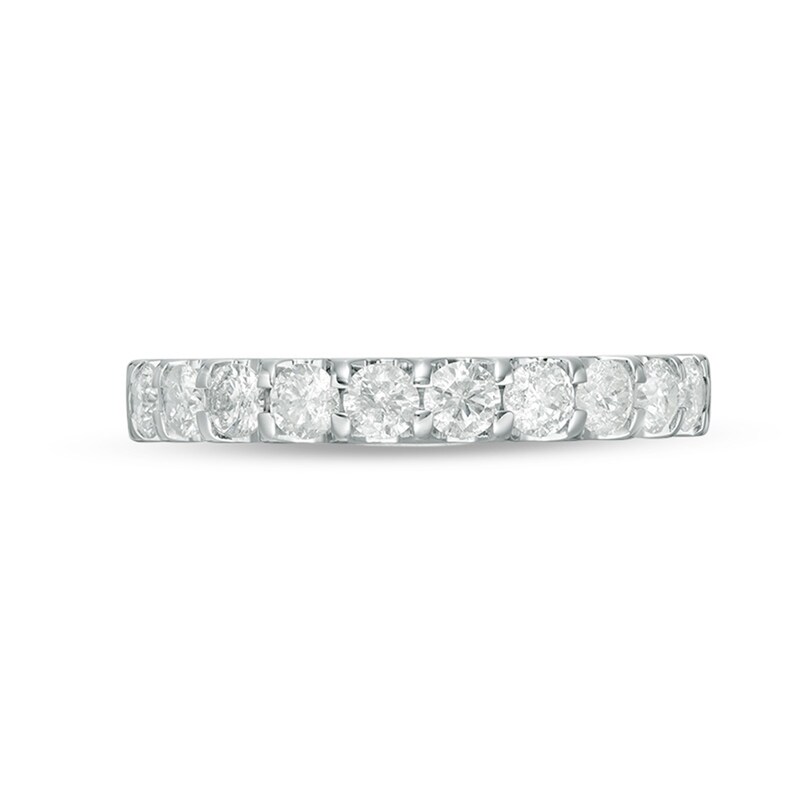 Main Image 4 of Previously Owned - 7/8 CT. T.W. Diamond Wedding Band in 10K White Gold