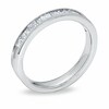 Thumbnail Image 2 of Previously Owned - 1/2 CT. T.W. Princess-Cut and Baguette Diamond Channel Band in 14K White Gold