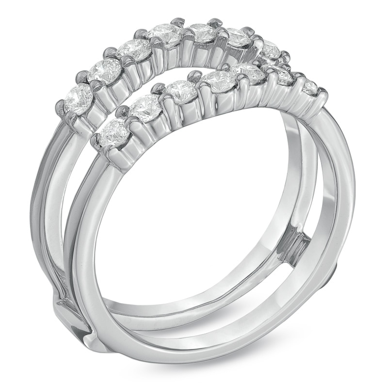 Previously Owned - Celebration Lux® 3/4 CT. T.W. Diamond Solitaire Enhancer in 18K White Gold (I/SI2)