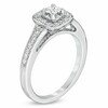 Thumbnail Image 1 of Previously Owned - 1/2 CT. T.W. Princess-Cut Diamond Frame Engagement Ring in 14K White Gold