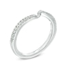 Thumbnail Image 1 of Previously Owned - Ever Us® 1/8 CT. T.W. Diamond Contour Band in 14K White Gold
