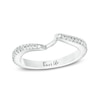 Thumbnail Image 1 of Previously Owned - Ever Us® 1/4 CT. T.W. Diamond Contour Band in 14K White Gold