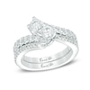 Thumbnail Image 3 of Previously Owned - Ever Us® 1/4 CT. T.W. Diamond Contour Band in 14K White Gold