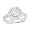Thumbnail Image 1 of Previously Owned - Love's Destiny by Zales 2 CT. T.W. Diamond Frame Engagement Ring in 14K White Gold (I/I1)