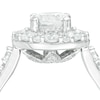 Thumbnail Image 3 of Previously Owned - Love's Destiny by Zales 2 CT. T.W. Diamond Frame Engagement Ring in 14K White Gold (I/I1)