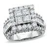 Thumbnail Image 0 of Previously Owned - 3 CT. T.W. Quad Princess-Cut Diamond Engagement Ring in 14K White Gold