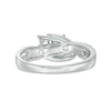 Thumbnail Image 2 of Previously Owned - 1/2 CT. T.W. Princess-Cut Diamond Three Stone Swirl Ring in 14K White Gold