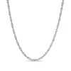 Thumbnail Image 1 of Previously Owned - 1.35mm Singapore Chain Necklace in Sterling Silver - 18"