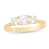 Thumbnail Image 0 of Previously Owned - 1 CT. T.W. Diamond Past Present Future® Engagement Ring in 14K Gold