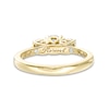 Previously Owned - 1 CT. T.W. Diamond Past Present Future® Engagement Ring in 14K Gold