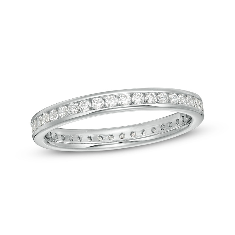 Previously Owned - 1/2 CT. T.W. Diamond Eternity Band in 14K White Gold (H/SI2)