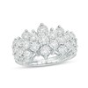 Thumbnail Image 0 of Previously Owned - 1 CT. T.W. Diamond Composite Pyramid Ring in 10K White Gold