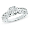 Thumbnail Image 1 of Previously Owned - Celebration Lux® 1-1/2 CT. T.W. Diamond Engagement Ring in 18K White Gold (I/SI2)