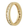 Thumbnail Image 3 of Previously Owned - Princess-Cut White Topaz Eternity Band in 10K Gold