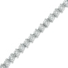 Thumbnail Image 1 of Previously Owned - 1/2 CT. T.W. Diamond Tennis Bracelet in Sterling Silver - 7.25"