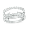 Thumbnail Image 1 of Previously Owned - 1/2 CT. T.W. Diamond Cathedral Solitaire Enhancer in 14K White Gold