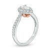 Thumbnail Image 2 of Previously Owned - Love's Destiny by Peoples 1 CT. T.W. Pear-Shaped Diamond Engagement Ring in 14K Two-Tone Gold