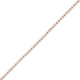 Previously Owned - 1 CT. T.W. Diamond Tennis Bracelet in 10K Rose Gold