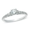 Thumbnail Image 1 of Previously Owned - Celebration Fire™ 3/4 CT. T.W. Diamond Engagement Ring in 14K White Gold (H-I/SI1-SI2)