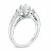 Thumbnail Image 2 of Previously Owned - 1-1/2 CT. T.W. Radiant-Cut Diamond Three-Stone Engagement Ring in 14K White Gold