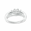 Thumbnail Image 3 of Previously Owned - 1-1/2 CT. T.W. Radiant-Cut Diamond Three-Stone Engagement Ring in 14K White Gold