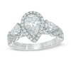 Thumbnail Image 1 of Previously Owned - Vera Wang Love Collection 1-3/4 CT. T.W. Pear-Shaped Diamond Engagement Ring in 14K White Gold