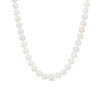 Thumbnail Image 1 of Previously Owned-Vera Wang Love Collection 6.5-7.0mm Freshwater Cultured Pearl 1/15 CT. T.W. Diamond Necklace
