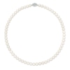 Thumbnail Image 2 of Previously Owned-Vera Wang Love Collection 6.5-7.0mm Freshwater Cultured Pearl 1/15 CT. T.W. Diamond Necklace