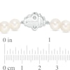 Thumbnail Image 4 of Previously Owned-Vera Wang Love Collection 6.5-7.0mm Freshwater Cultured Pearl 1/15 CT. T.W. Diamond Necklace