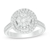Thumbnail Image 0 of Previously Owned - 3/4 CT. T.W. Diamond Triple Frame Ring in 10K White Gold