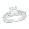 Thumbnail Image 0 of Previously Owned - Vera Wang Love Collection 2 CT. T.W. Emerald-Cut Diamond Engagement Ring in 14K White Gold