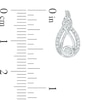 Thumbnail Image 2 of Previously Owned - Interwoven™ 1/8 CT. T.W. Diamond Drop Earrings in Sterling Silver