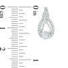 Thumbnail Image 2 of Previously Owned - Interwoven™ 1/8 CT. T.W. Diamond Drop Earrings in Sterling Silver