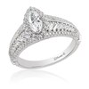Thumbnail Image 1 of Previously Owned - Enchanted Disney Pocahontas 1-1/2 CT. T.W. Marquise Diamond Frame Engagement Ring in 14K White Gold