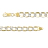Thumbnail Image 3 of Previously Owned - Made in Italy Men's 150 Gauge Diamond-Cut Curb Chain Necklace in 10K Two-Tone Gold - 22"