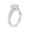 Thumbnail Image 2 of Previously Owned - 1-3/8 CT. T.W. Diamond Cushion Frame Bridal Set in 14K White Gold