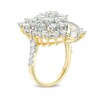 Thumbnail Image 2 of Previously Owned - 3 CT. T.W. Composite Diamond Waterfall Ring in 10K Gold