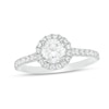 Thumbnail Image 0 of Previously Owned - 1-1/5 CT. T.W. Diamond Frame Engagement Ring in 14K White Gold