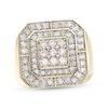 Thumbnail Image 1 of Previously Owned - 2 CT. T.W. Composite Diamond Double Octagonal Frame Ring in 10K Gold